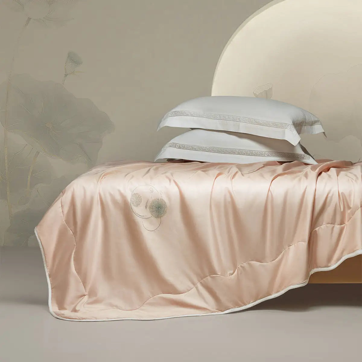Embroidered Silk Cotton 2-in-1 Comforter