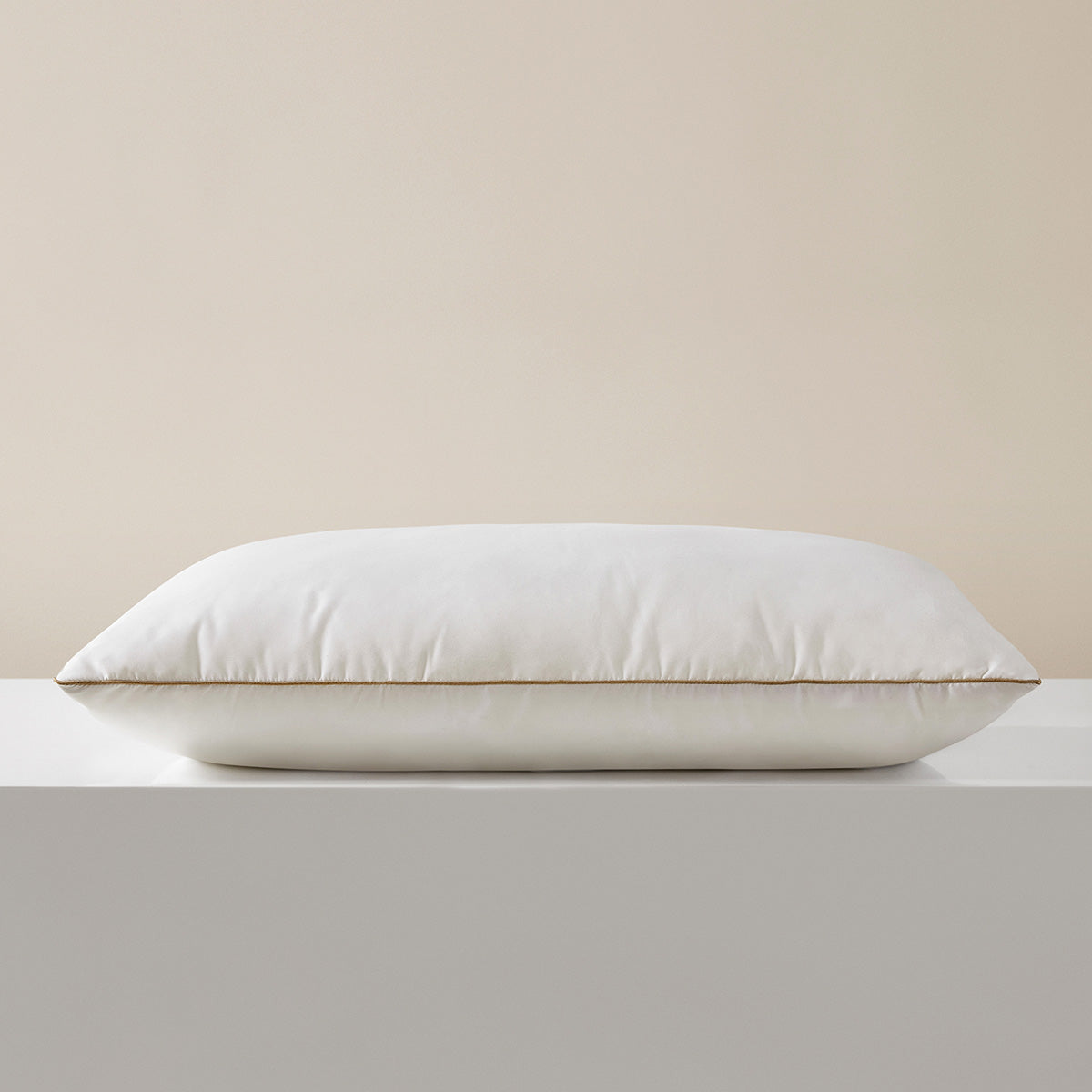 Gold Trim Silk Neck Support Pillow Set