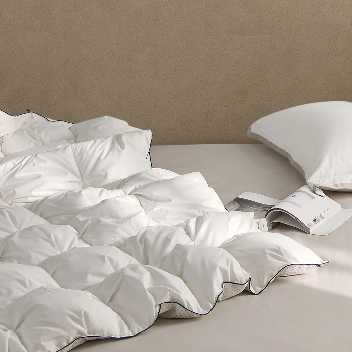 White Goose Down Winter Comforter