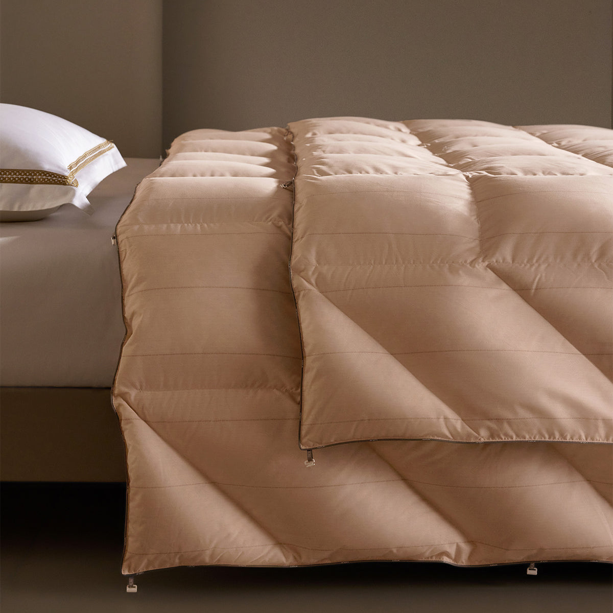 Snowfield Goose Down Winter Comforter