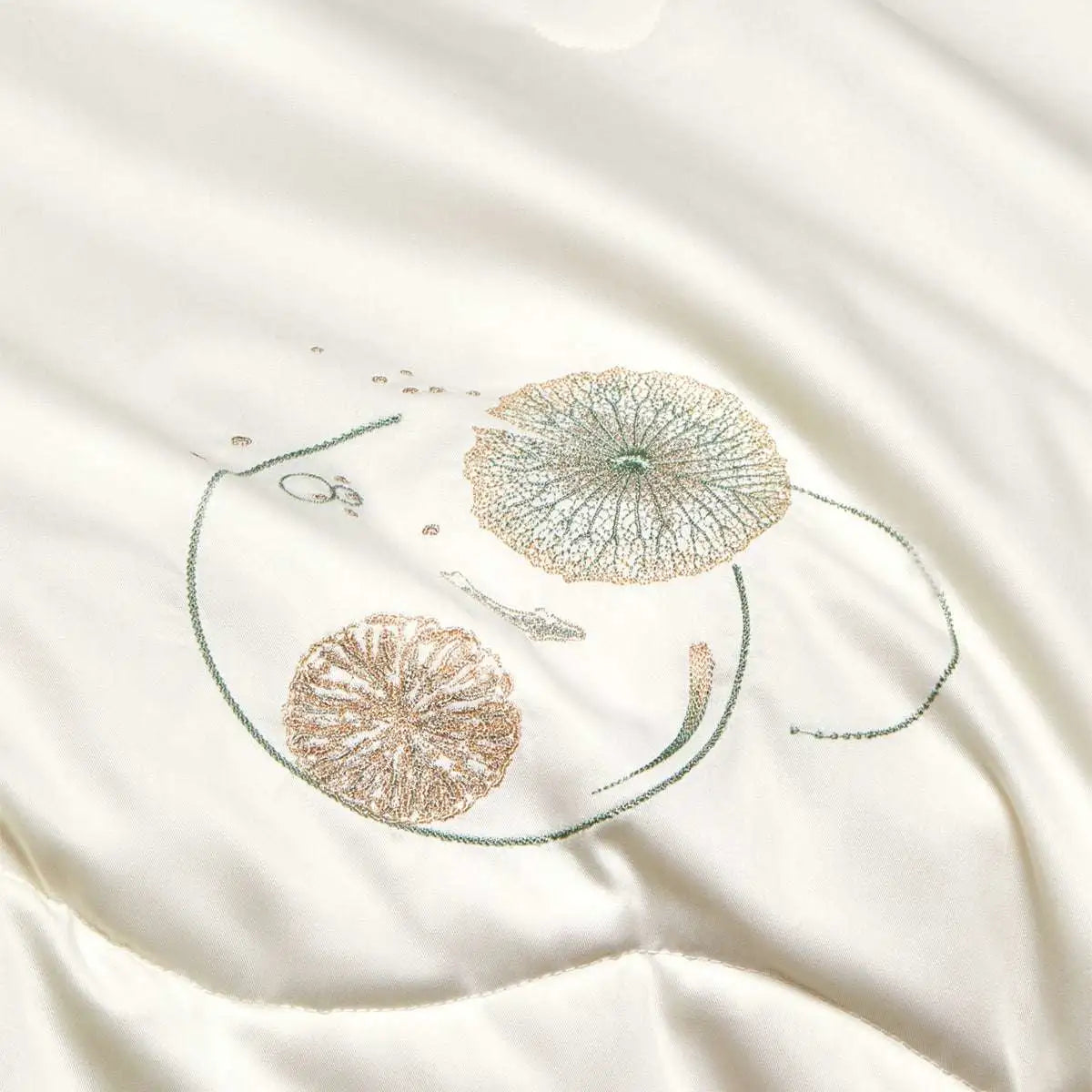 Embroidered Silk Cotton Summer Comforter