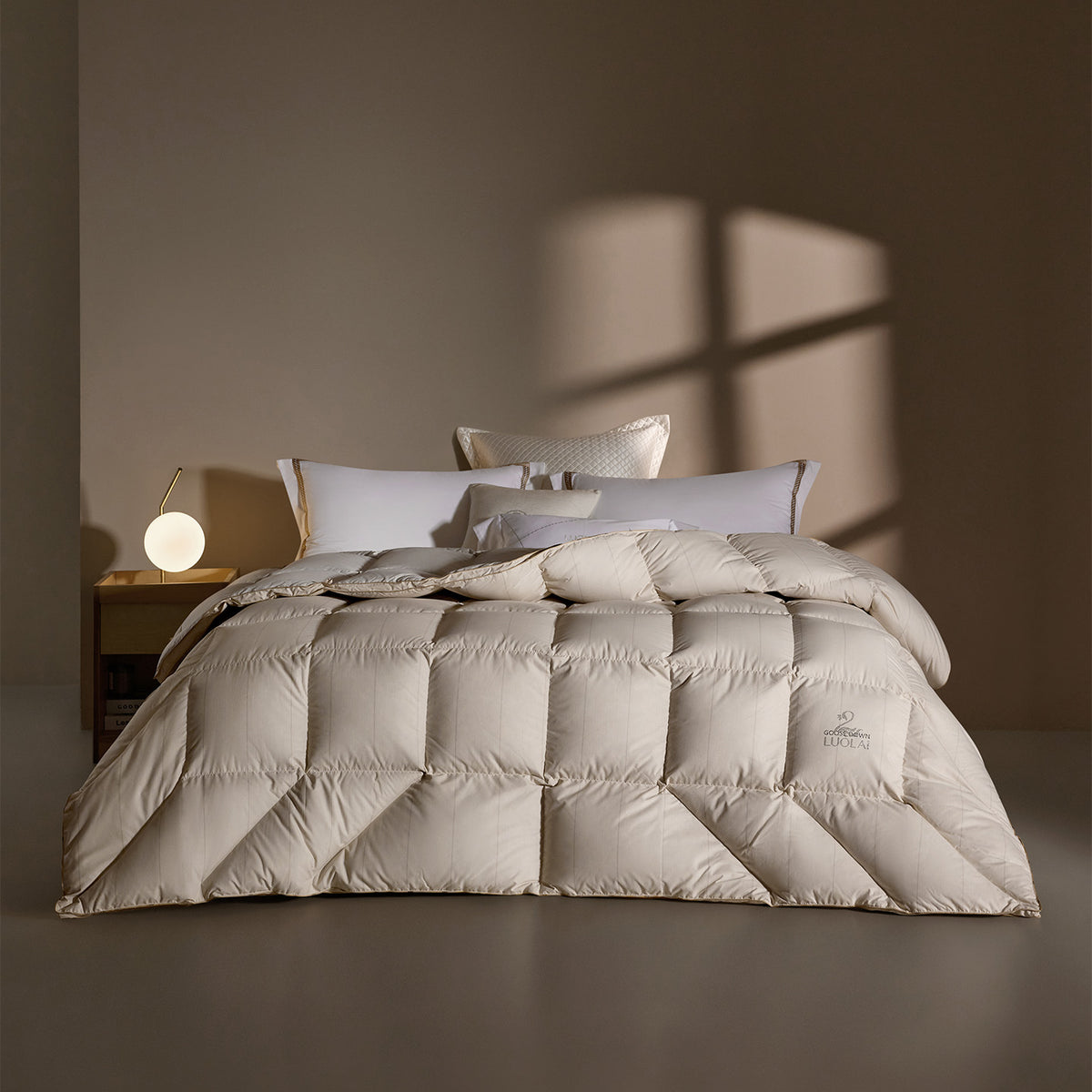 Snowfield Goose Down Winter Comforter