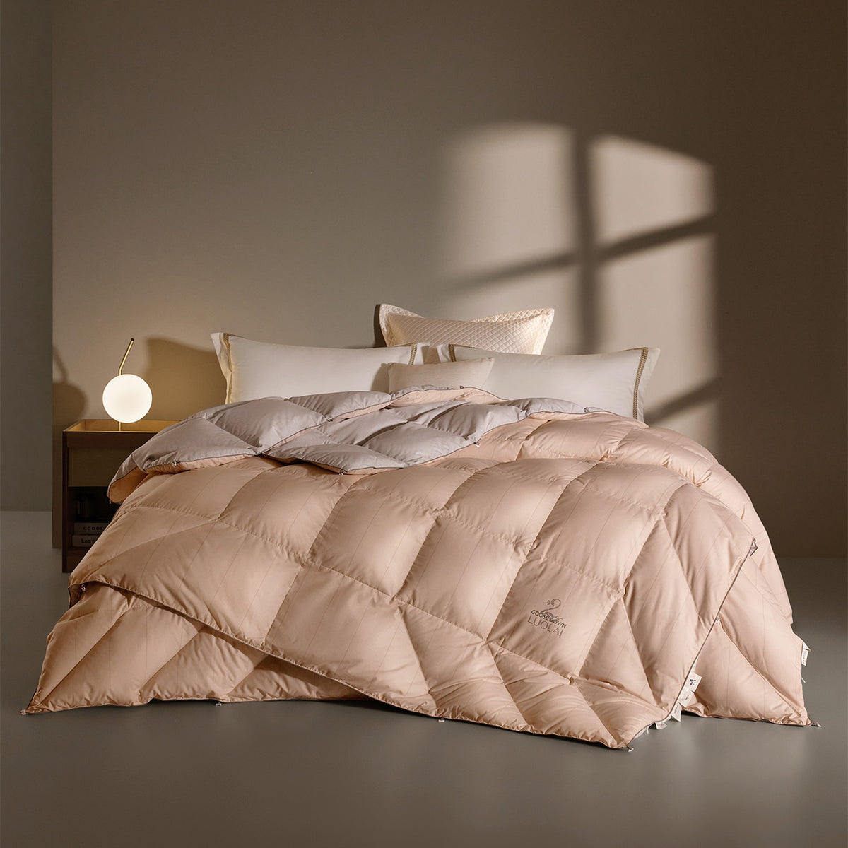 Snowfield Goose Down Winter Comforter