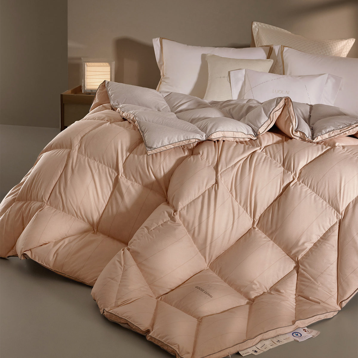 Snowfield Goose Down Winter Comforter
