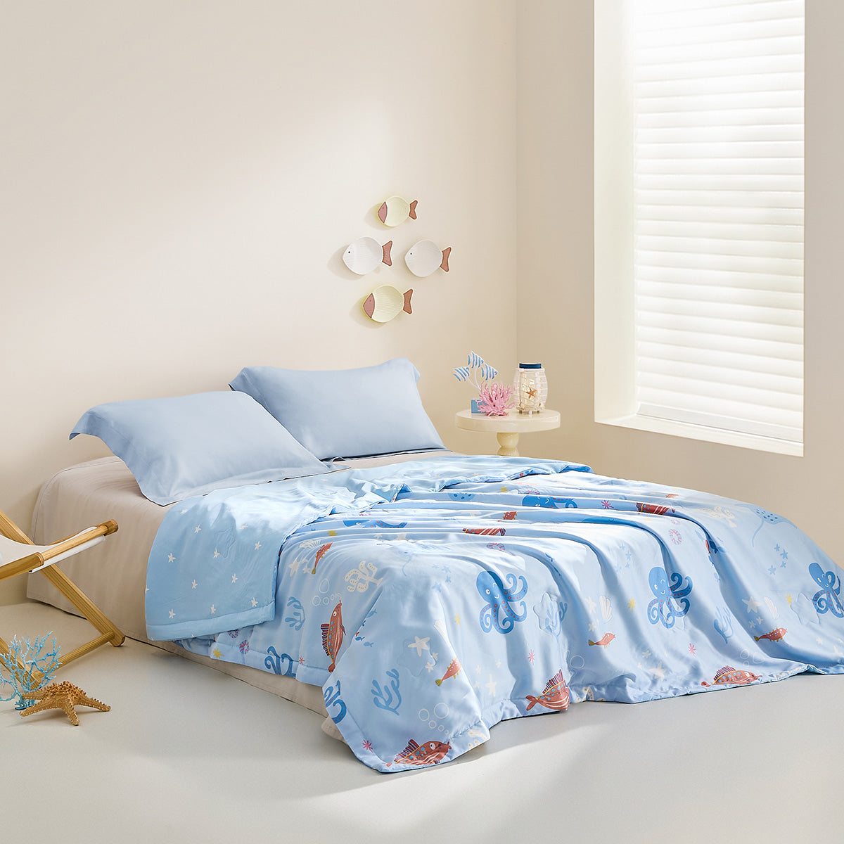 Kids Silk Washable Summer Quilt