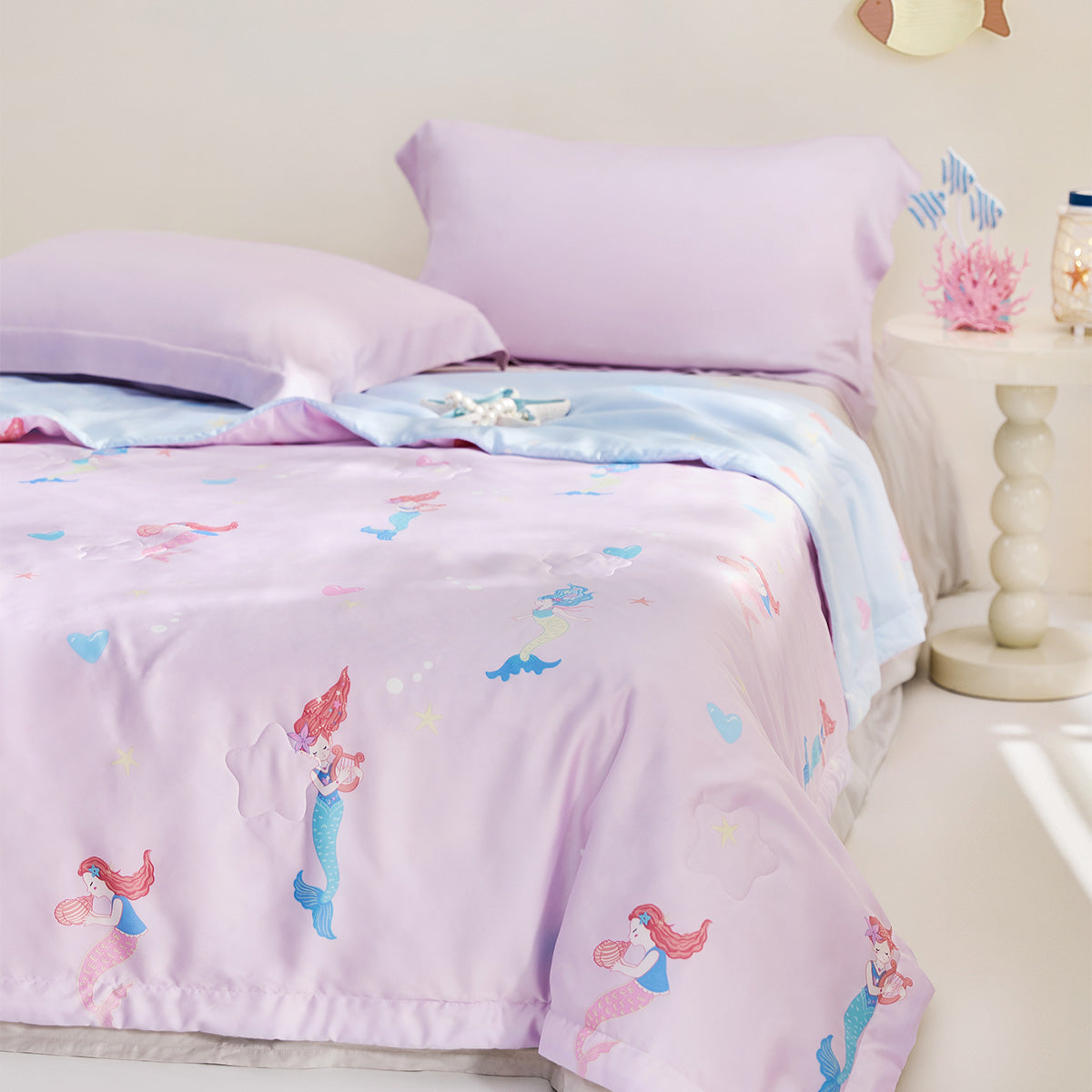 Kids Silk Washable Summer Quilt