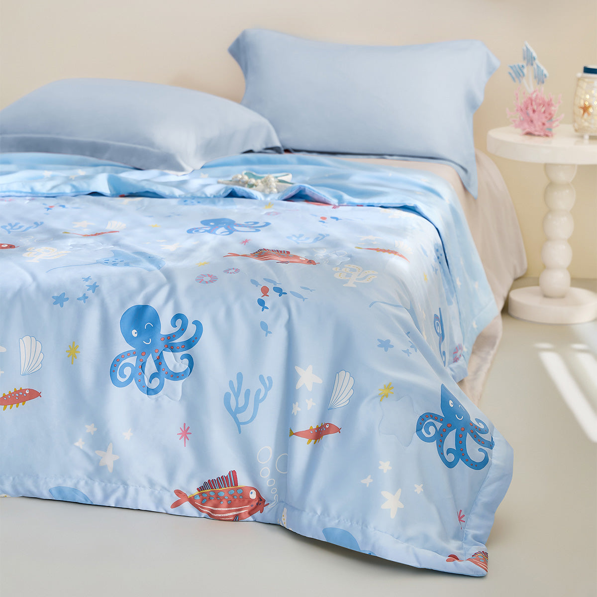 Kids Silk Washable Summer Quilt
