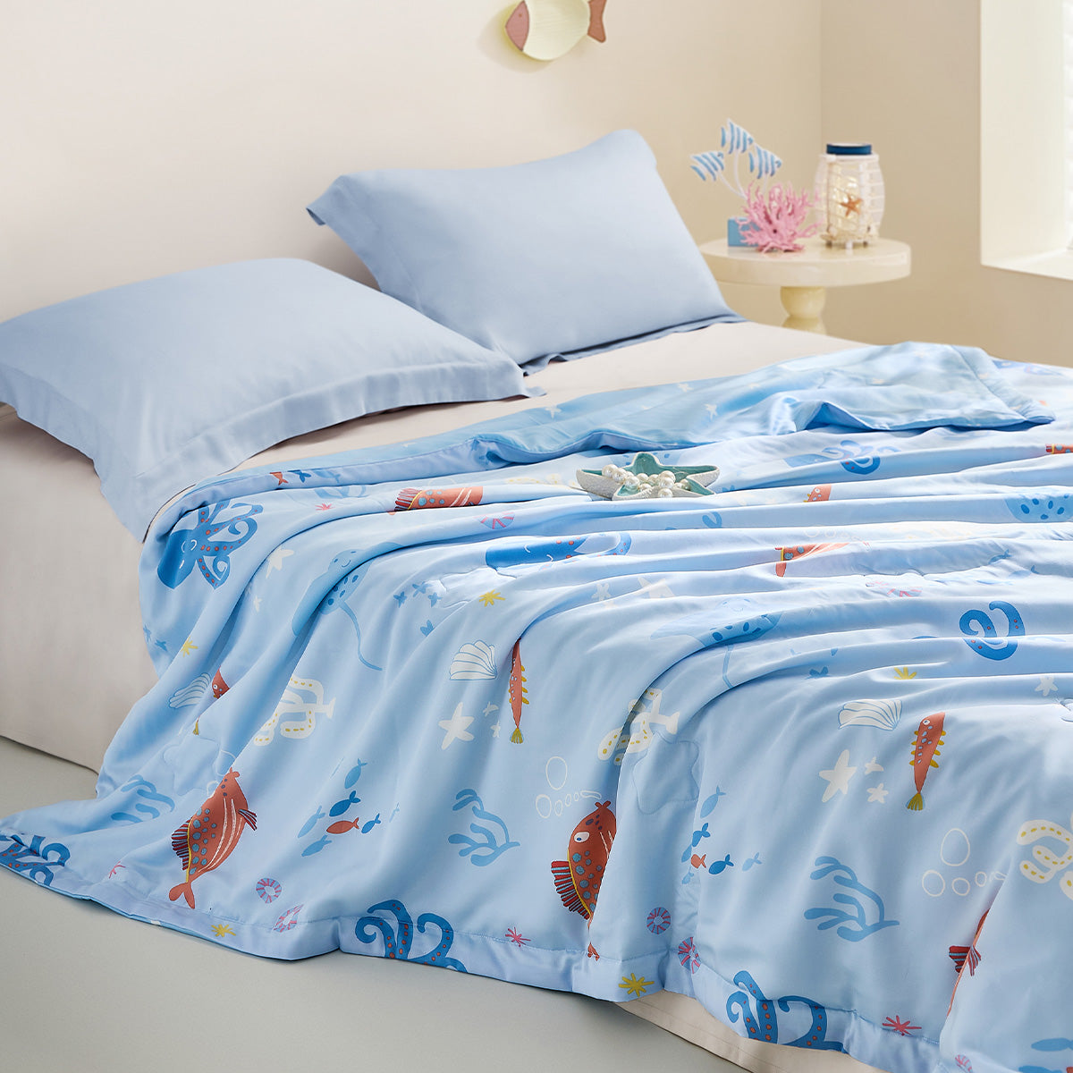 Kids Silk Washable Summer Quilt